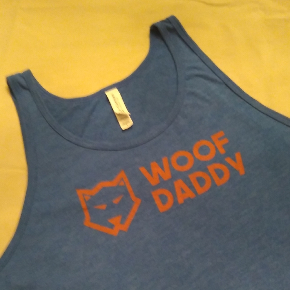 Graphic 'Woof Daddy' Tank Top
